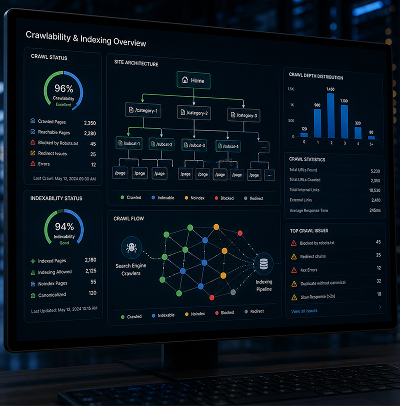 Crawlability & Indexing Optimization