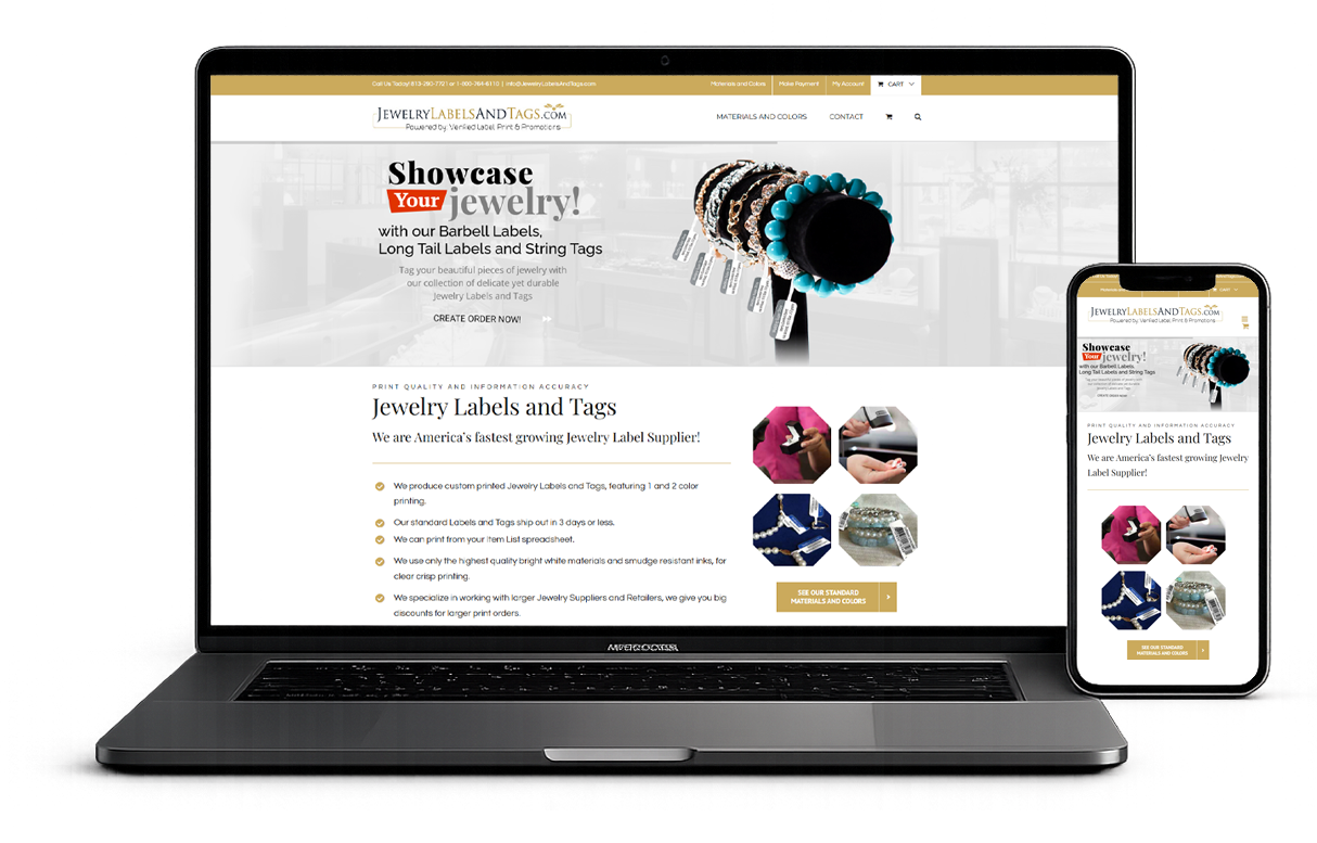 Jewelry Labels and Tags