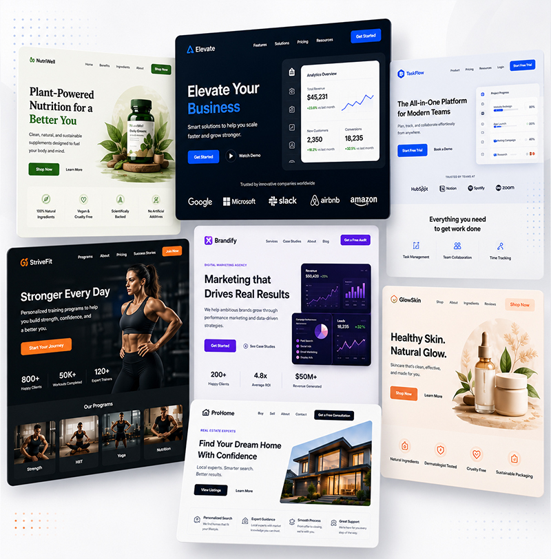 Tech Prime Web -Landing Pages