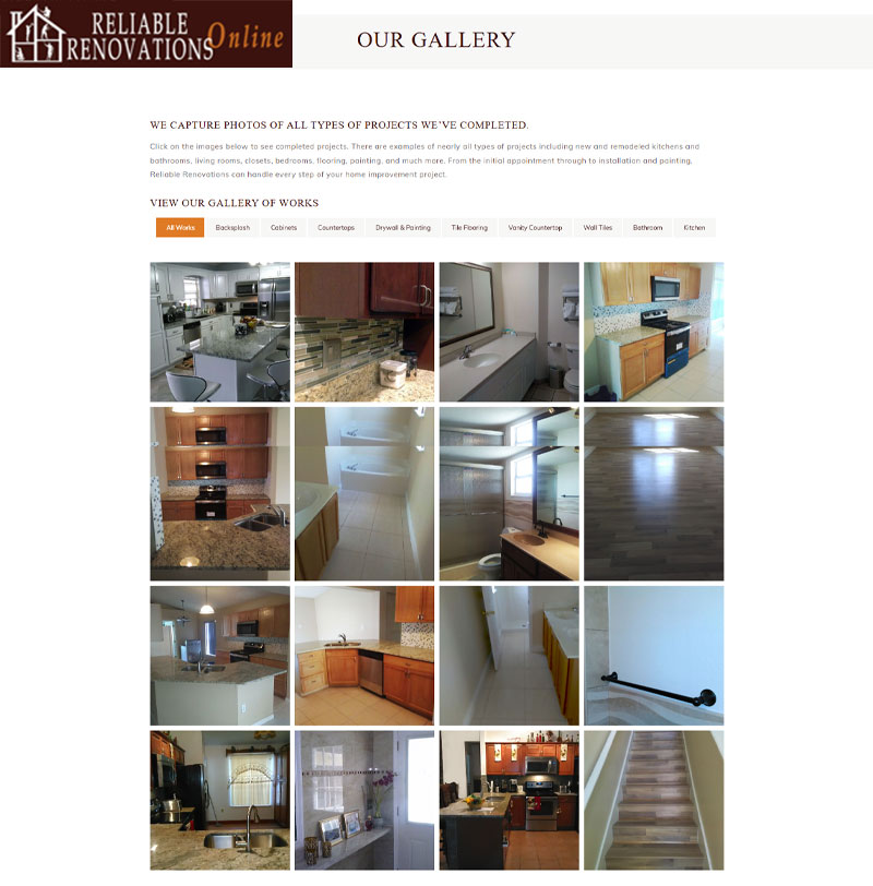 Reliable Renovations Gallery