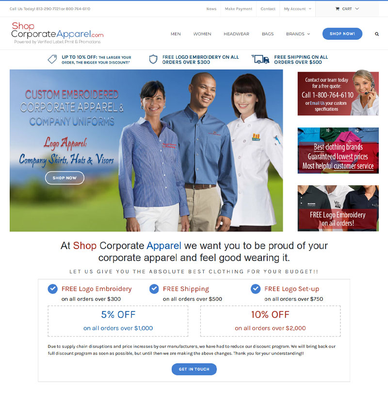 Shop Corporate Apparel