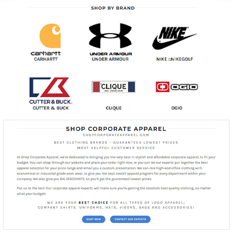 Shop Corporate Apparel