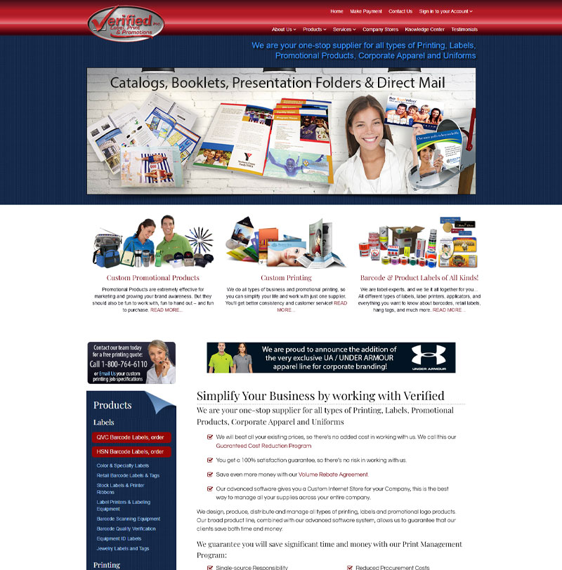 Verified Label, Print & Promotions