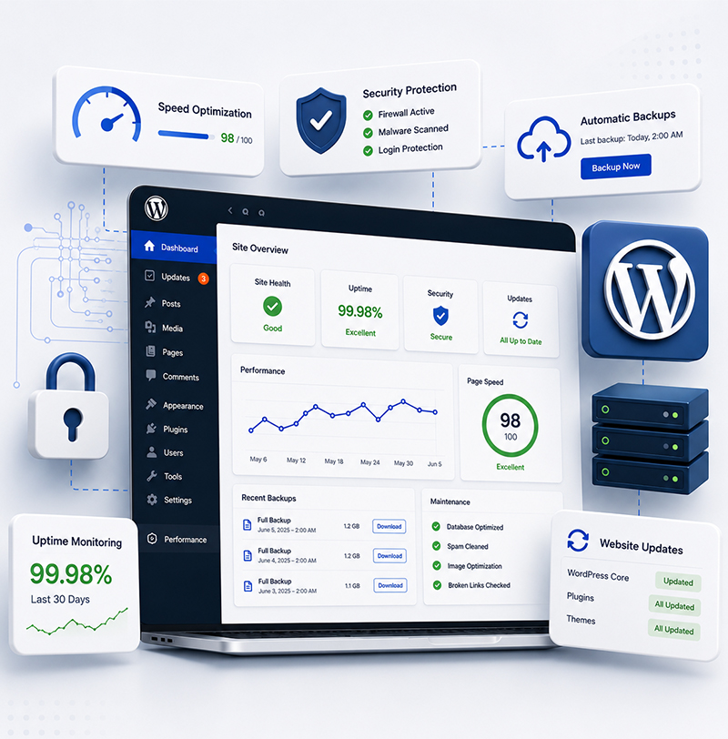 Tech Prime Web - Website Maintenance