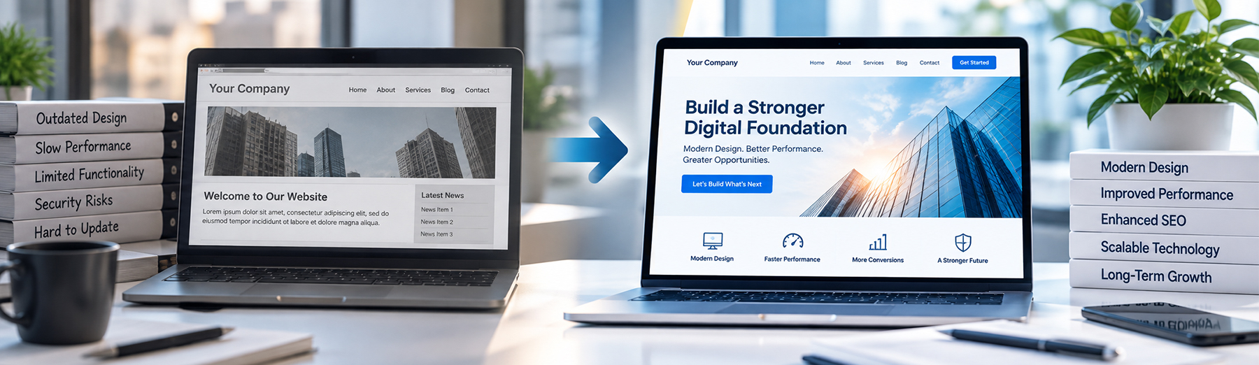 Website Redesign vs. Website Rebuild