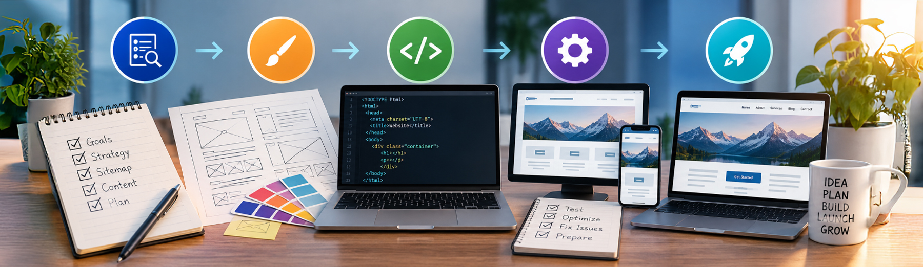 Website Development Process From Planning to Launch